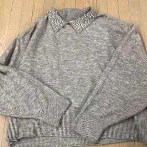 Pearl Collared Sweater